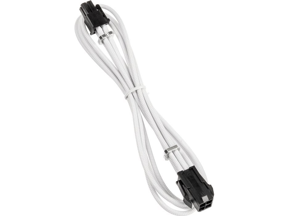 Bitfenix Atx/Eps 4-Polig - Atx/Eps 4-Polig, 0,45M, Weiß (Bfa-Mac-4Atx45wk-Rp)