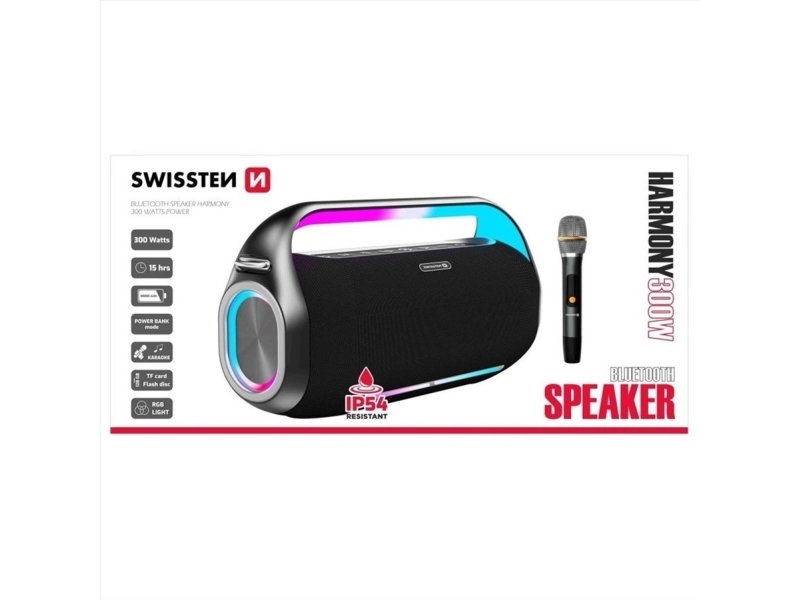 Højttaler Swissten Harmony Bluetooth 300W