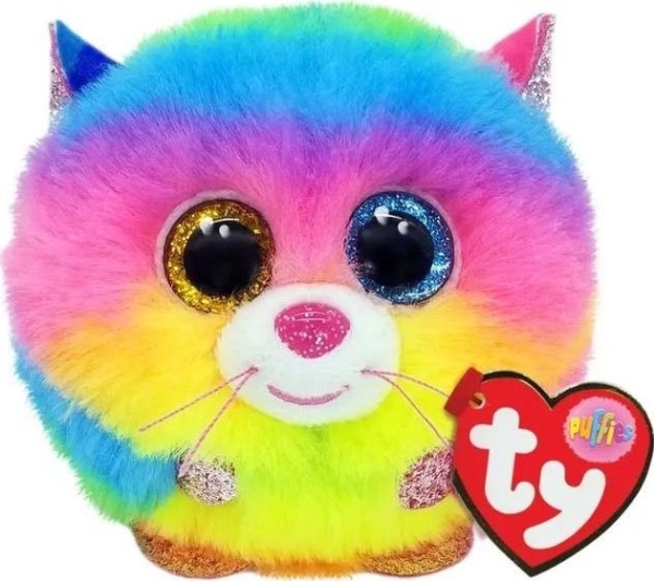 Ty Puffies Gizmo - Rainbow Cat 42520