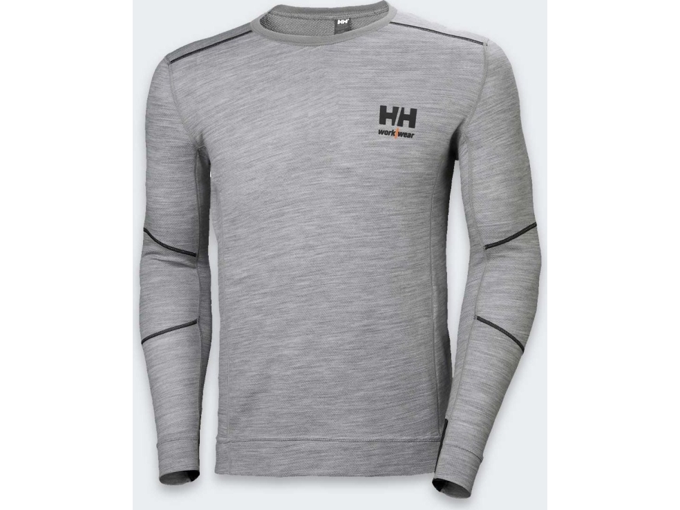 T-shirt Lifa Base 75106 l/ärm grå XL | Kläder & Säkerhet - Arbetskläder - Underkläder | GameStuff