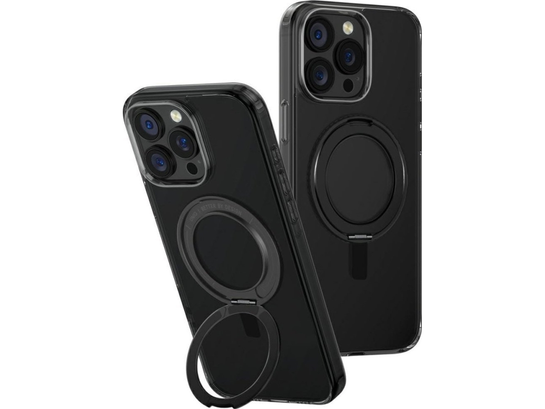 Deklas Case Uniq Swivix For Iphone 16 Pro Max 360 Rotating Kickstand Juodas