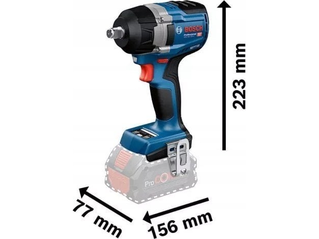Bosch Akkuslagnøgle Gds 18V-750 C L-Boxx - 06019L9001