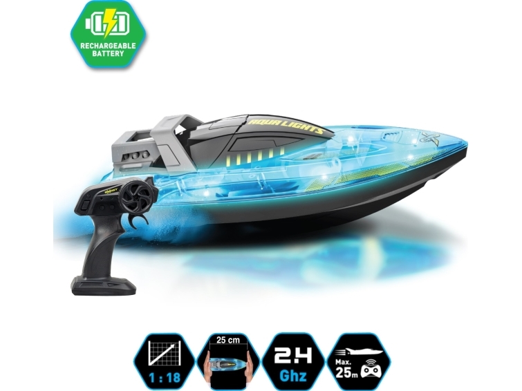 EXOST RC laivas Aqua Lights, 1:18 | N - A | GameStuff