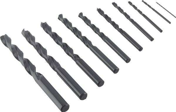 IRWIN METAL HSS-R bor DIN338 kpl.10stk 1-2-3-4-5-6-7-8-9-10mm i kasse