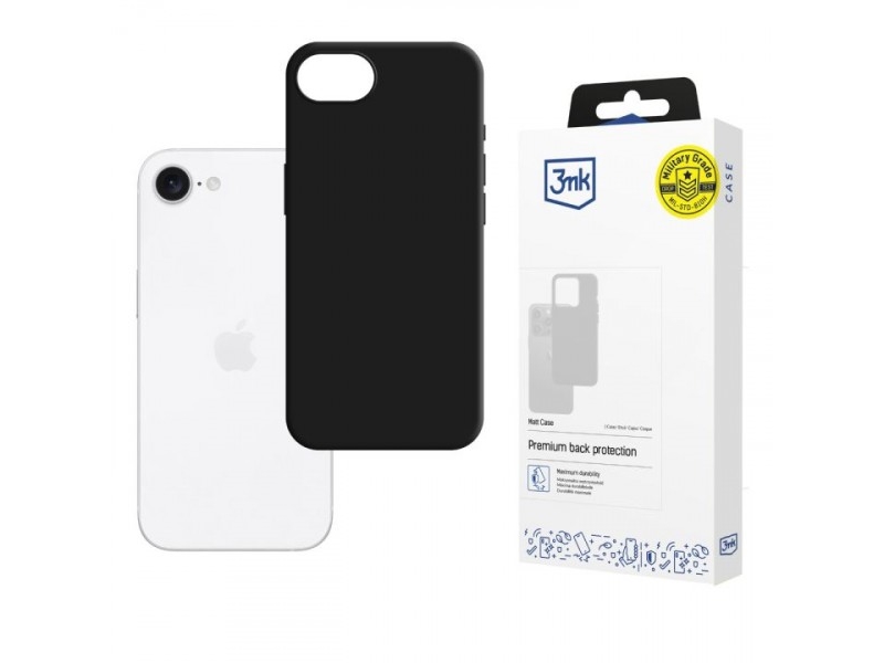 Dėklas 3Mk Matt Case Apple Iphone 16E Juodas