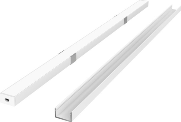 V-tac Led Line Prime LED profilio komplektas, 2m, paviršinis, baltas, su baltu dangteliu, laikikliais ir aklėmis