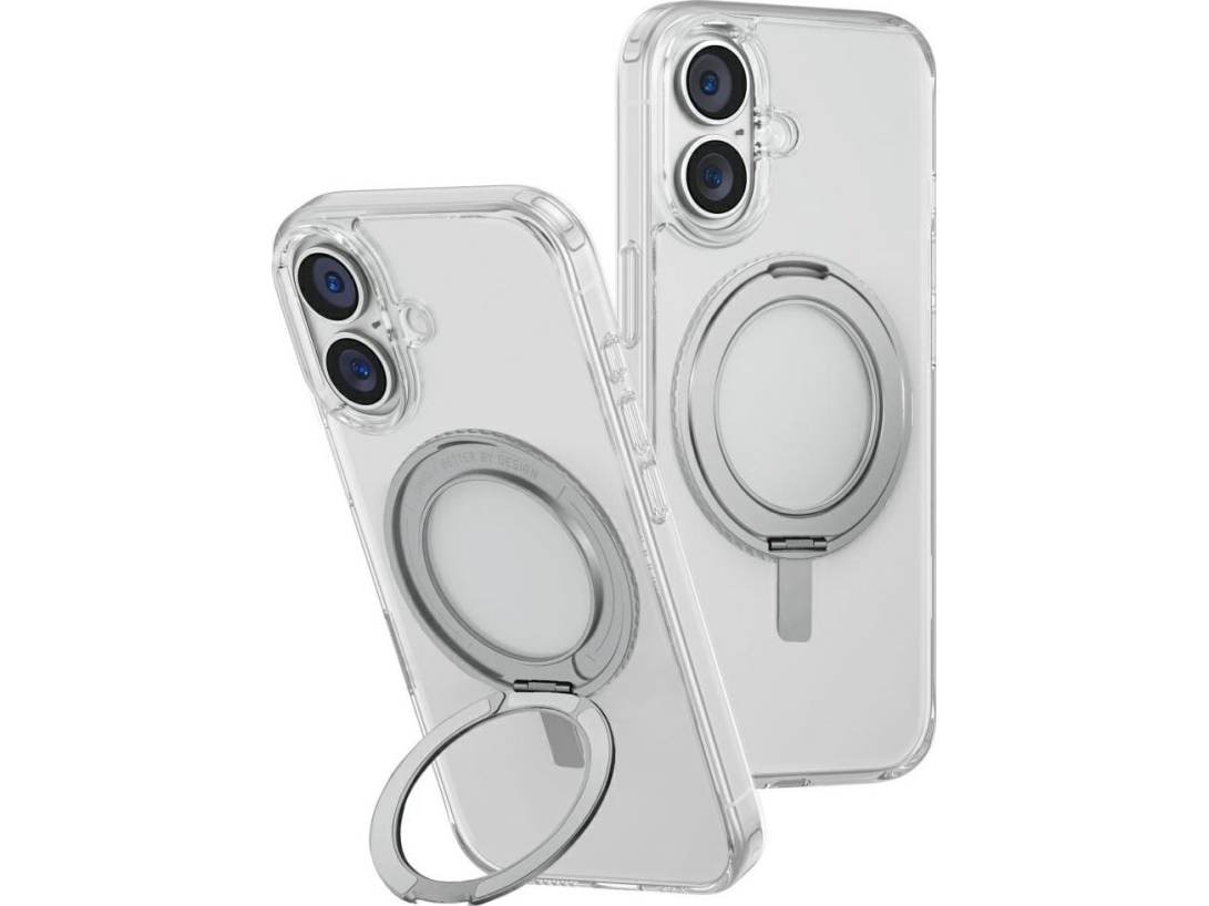 Uniq Swivix Hülle Für Iphone 16 360 Drehbarer Ständer Transparent