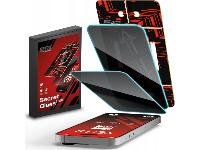 Grizzglass Secretglass Easy Til Apple Iphone 14 Pro [2-Pak]