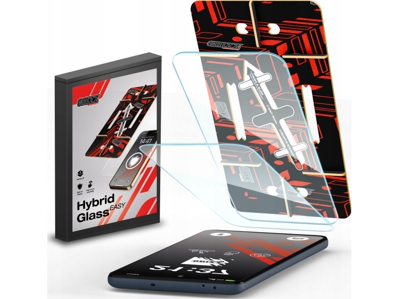 Szkło hybrydowe GrizzGlass HybridGlass Easy do HMD Pulse Pro [2 PACK] | Datorer & Surfplattor - Tillbehör till surfplattor - Skärmskydd | GameStuff