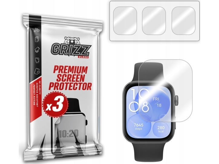 Grizzglass Hydrogel-Folie Für Huawei Watch Fit 3