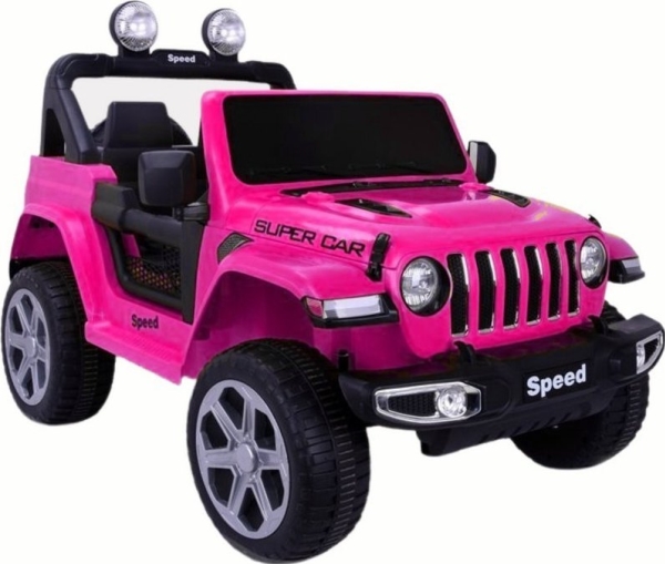 Dvivietis vaikiškas elektromobilis Lean Cars Jeep FT-938, rožinis