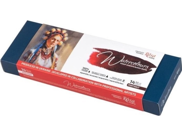 Akvarellfärger i block Portret 14 färger | Skola & Hobby - Konstmaterial - Akvareller och vattenfärger | GameStuff