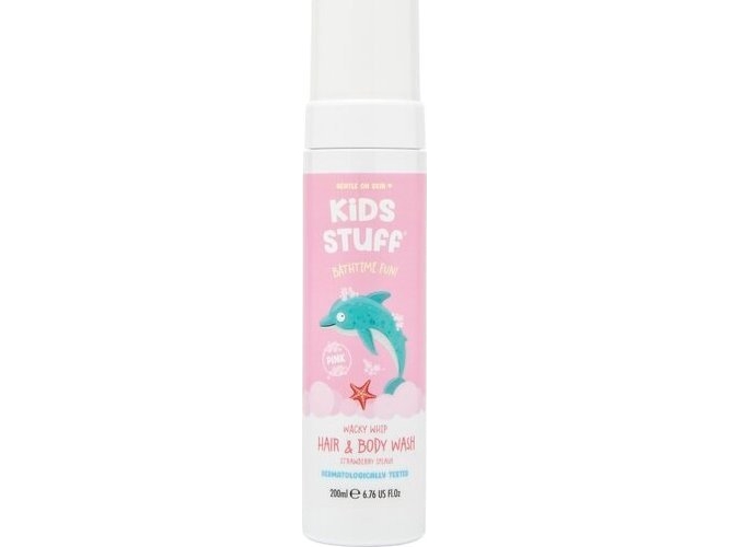 Kids Stuff_Whacky Whip Haar- Und Körperwaschschaum Rosa 200Ml