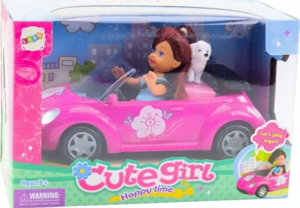 Mini Doll Car Convertible Hund Set | Leksaker - För dom minsta - Gåbilar | GameStuff