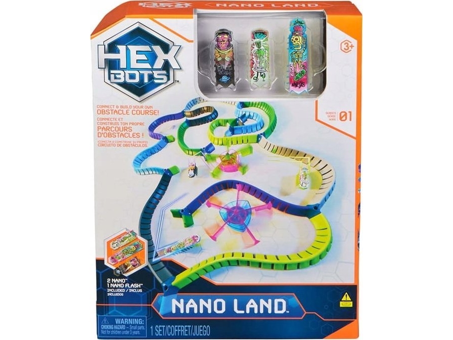 Hex_Bots dele til banen Nanoland 6071527, forskellige farver