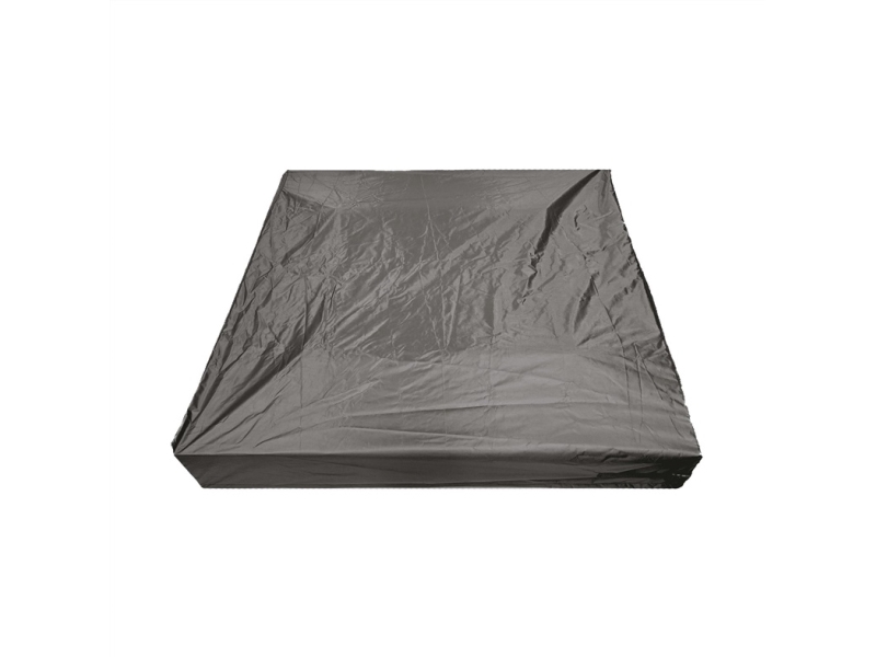 Nenurodyta_V Sandbox cover, 120 x 120 cm, black