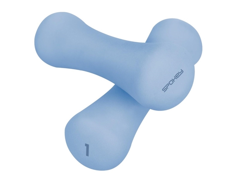 Spokey håndvægte Bone neopren 2 x 1 kg blå