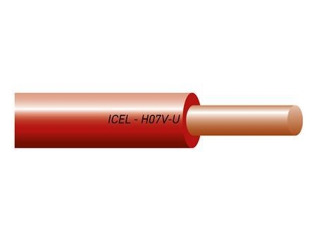 Installationskabel, PVC 1x2,5 mm² PVL svart 450/750V, ring, kabeldiameter 3,9 mm (100 meter)