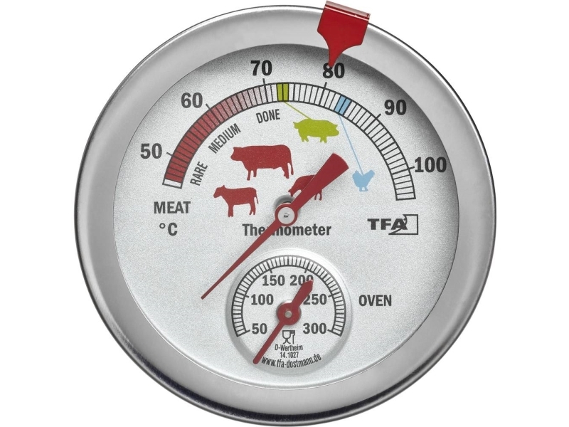 Tfa-Dostmann Analoges Braten- / Ofenthermometer, 115 Mm, 55 G, 1 Stück(E)