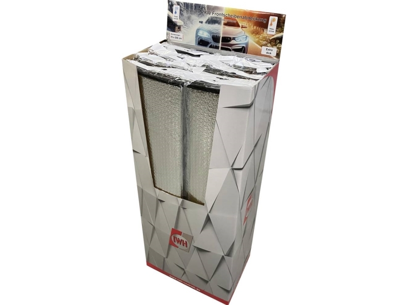 IWH Fönsterskydd (L x B) 2000 mm x 700 mm Silver | Bilvård & Biltillbehör - Utvändiga utrustning för bilar - Vintertillbehör | GameStuff