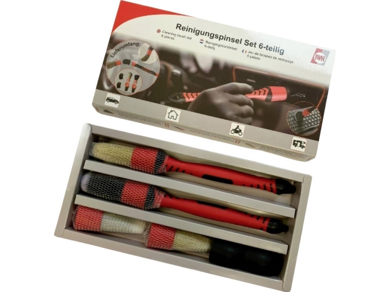 IWH 253 #####Rengöringsborste Röd 1 set | Bilvård & Biltillbehör - Bilvård märken | GameStuff