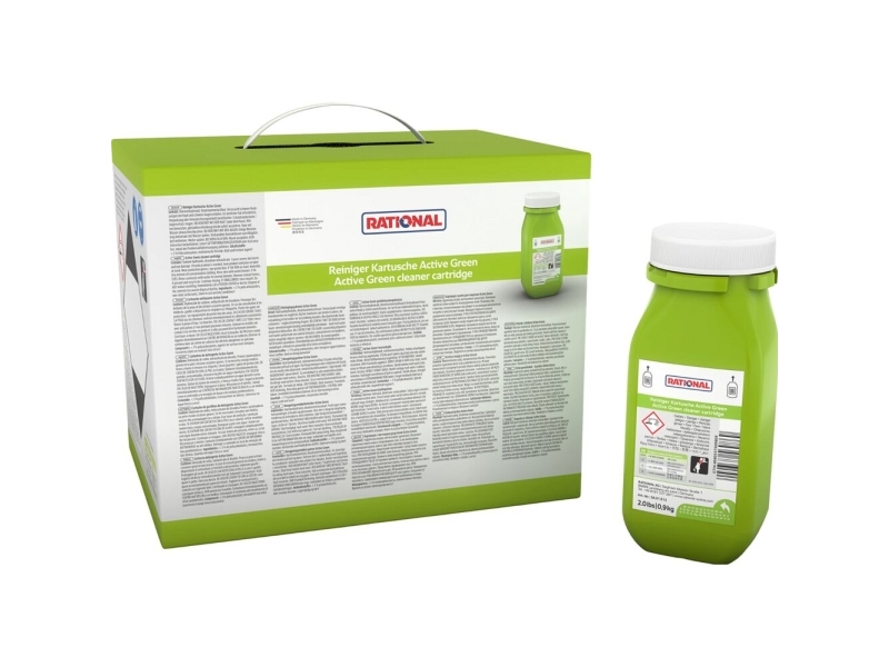 Ovnrengøring Flydende Rational Active Green Cleaner Cartridge 0.9Kg Autodose,6 Stk X 0.9 Kg/Krt