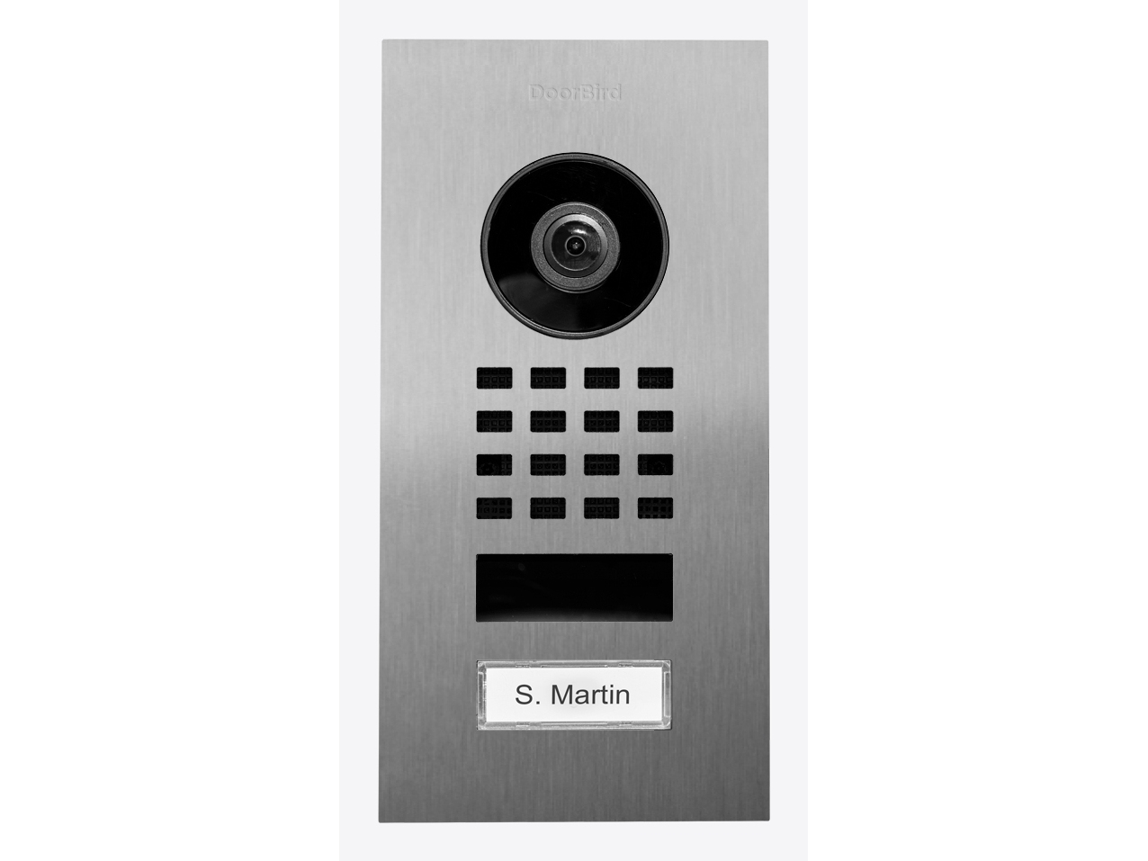 DoorBird DoorBird D1101V IP-video-oviasema uppoasennettava ruostumaton teräs V4A