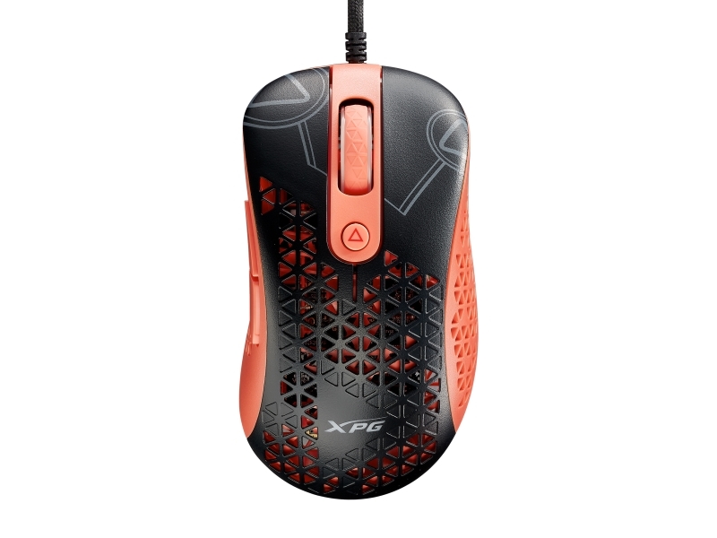 Xpg Slingshot Mera Edition, Højre Hånd, Optisk, Usb Type-A, 12000 Dpi, 1 Ms, Sort, Koral