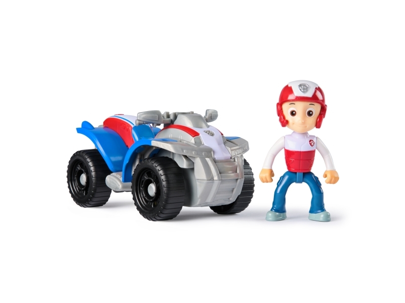 Paw Patrol - Ryder-Figur Mit Quad-Rettungsfahrzeug, Stabiles Basis-Fahrzeug (2025), Authentisches Spielzeug Zur Serie Für Kinder Ab 3 Jahren, Vierrad