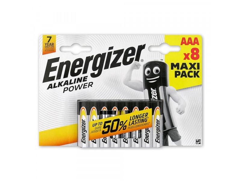 Batterien Energizer Alkaline Power Aaa Lr03 8 Stück