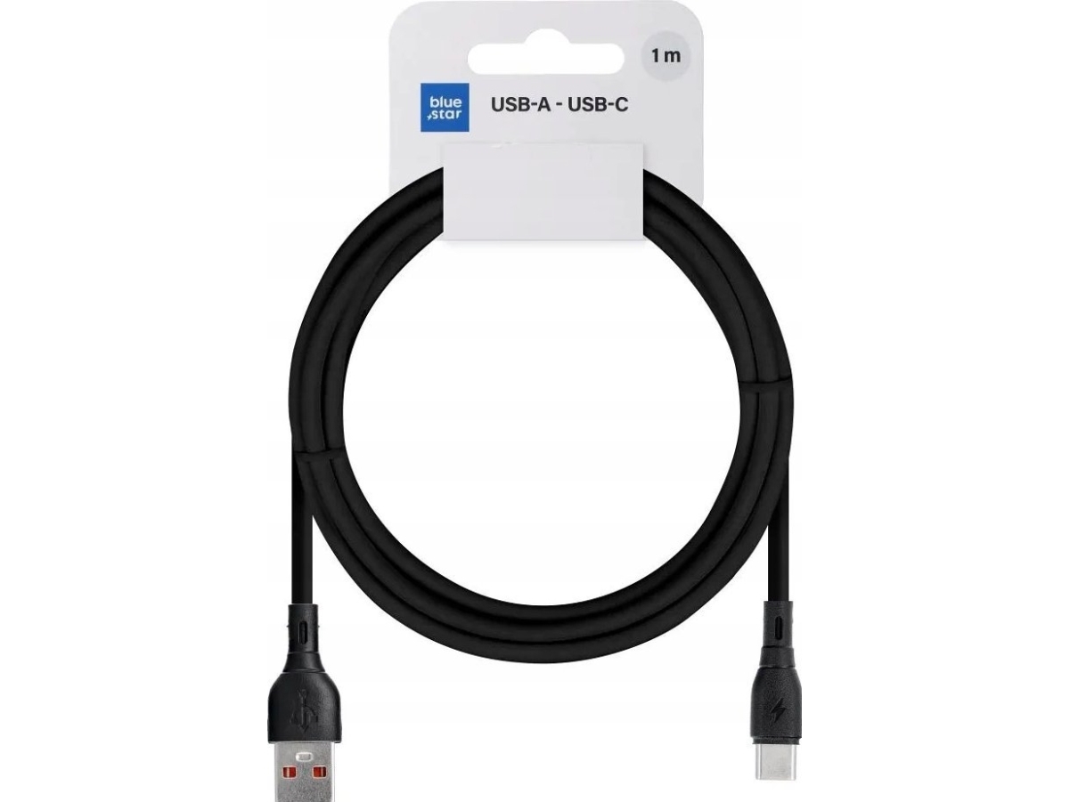 Bluestar Blue Star Kabel Eco* 3A Usb-A Til Type-C Pj68-25-3 1M Sort