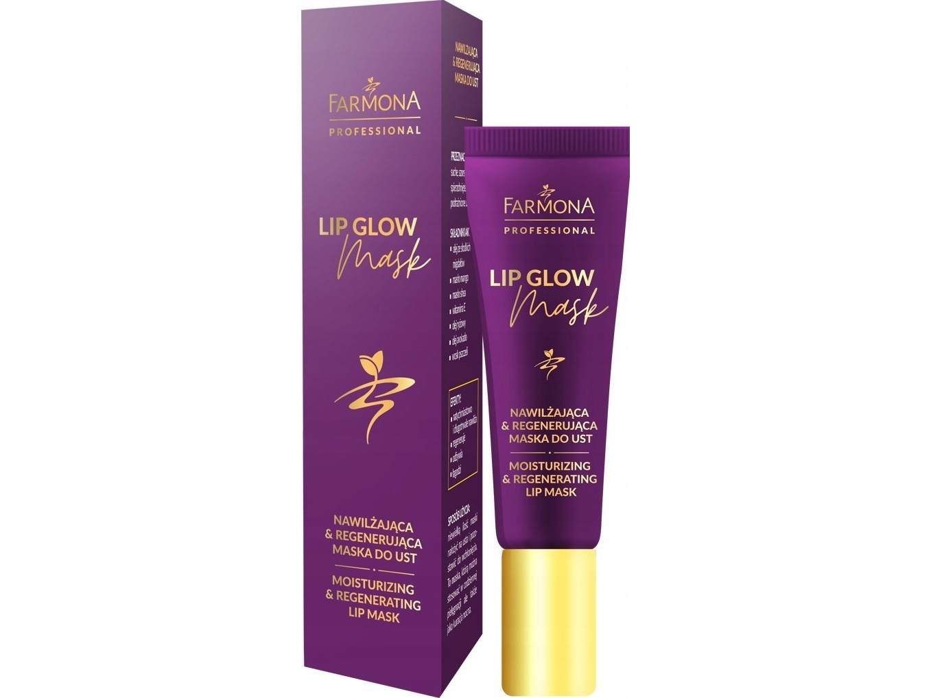 Farmona Lip Glow Mask - Feuchtigkeitsspendende &Amp Regenerierende Lippenmaske 12 Ml