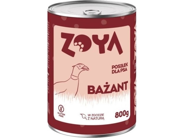 Zoya Fasan Dose - Nassfutter Für Hunde - 800G