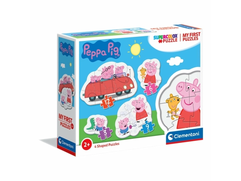 Clementoni - Mein Erstes Puzzle 3-6-9-12 Teile - Peppa Pig (20829) /Puzzles