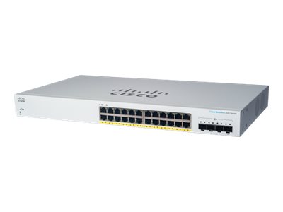 Cisco Cbs220-24Fp-4X, Managed, L2, Gigabit Ethernet (10/100/1000), Power Over Ethernet (Poe), Rack-Einbau