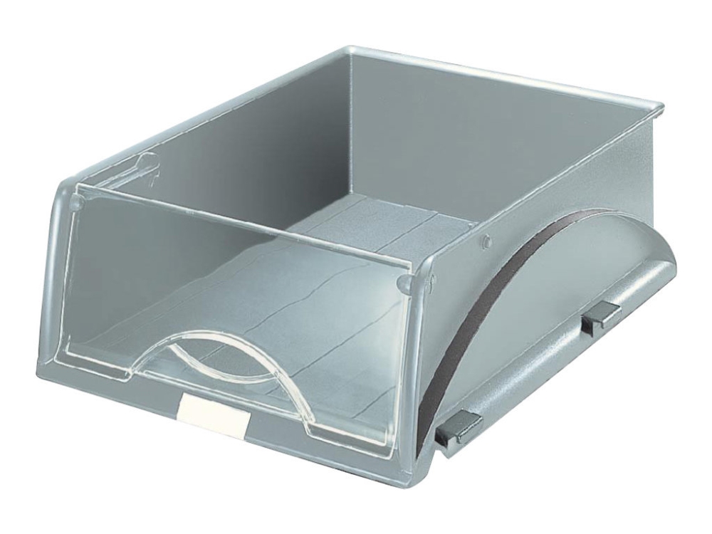 Leitz Sorty Ablagekorb A4, Polystyrol, Grau, 285 Mm, 385 Mm, 1 Mm, 750 G