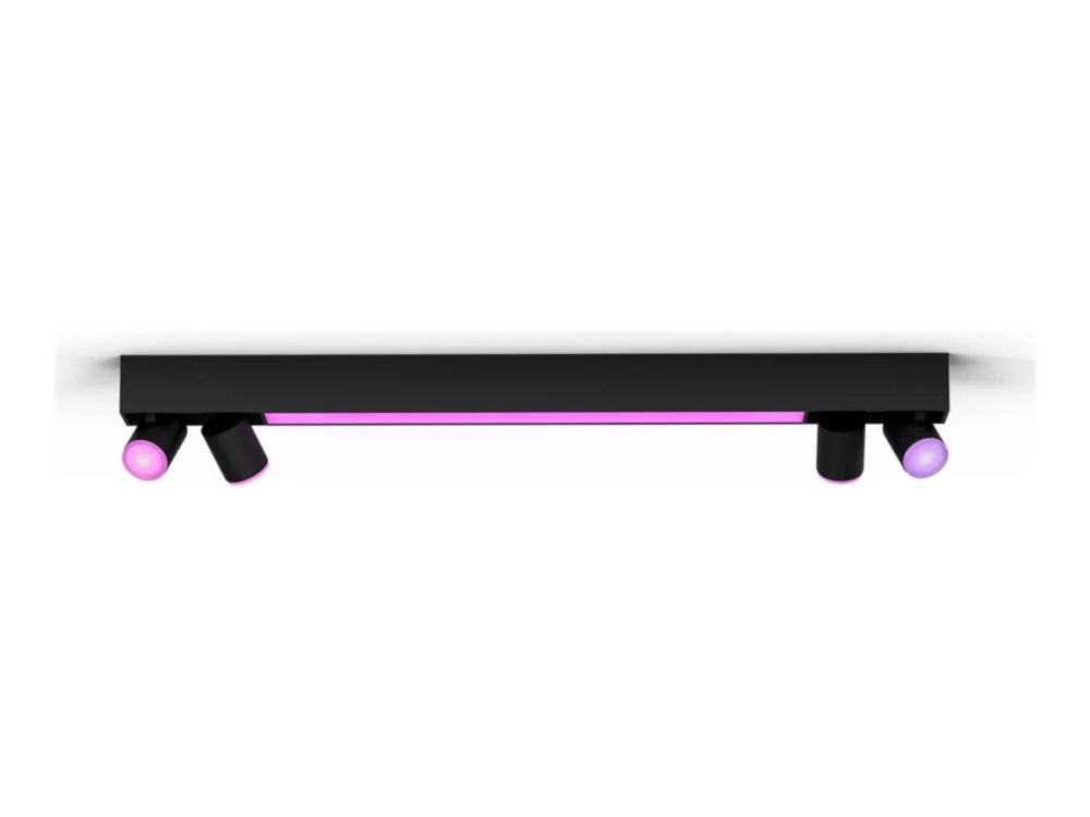 Philips Hue White And Color Ambiance Centris 4-Spot Ceiling Light - Integrated Led - Bluetooth Control Via App - Control With App Or Voice - Add Hue