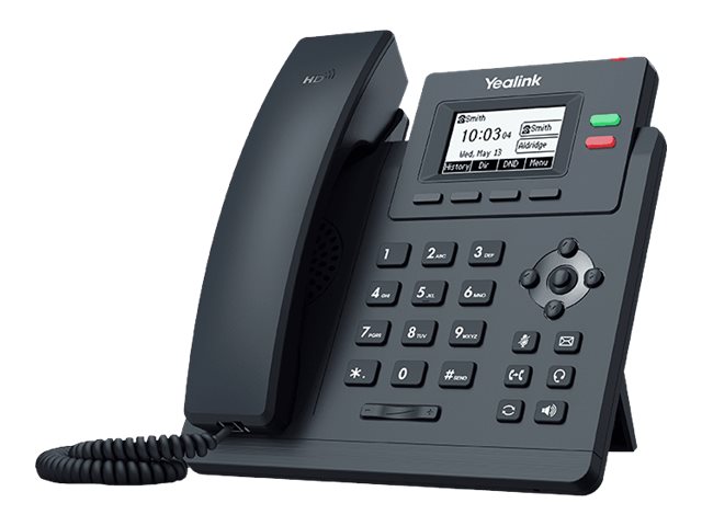 Yealink SIP-T31W - VoIP-telefon med opkalds-ID - IEEE 802.11a/b/g/n/ac (Wi-Fi) - 5-vejs opkaldskapacitet - SIP, SIP v2, SRTP, RTCP - 2 linier - klassisk grå