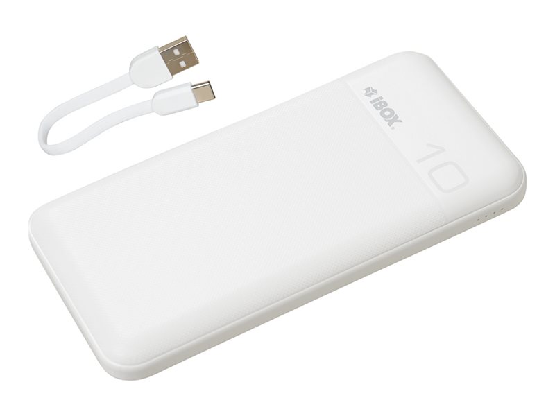Ibox Ipb10, 10000 Mah, Lithium-Ion (Li-Ion), Power Delivery 3.0, Quick Charge 3.0, 20 W, Weiß