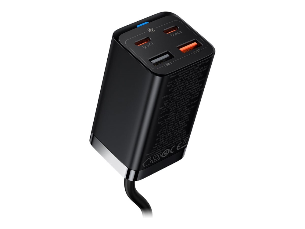 Baseus Gan3 Pro, Drinnen, Ac, 15 V, 3 A, Schwarz