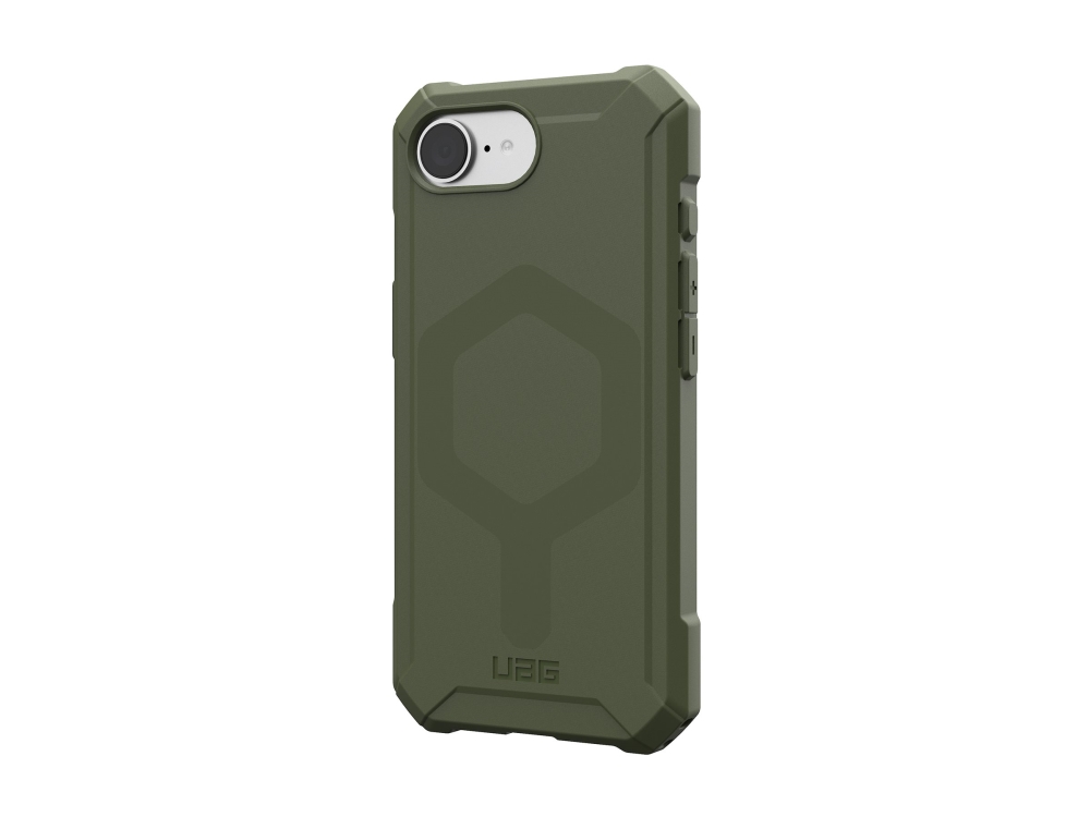 Uag Essential Armor - Bagsidecover Til Mobiltelefon - Magsafe-Kompatibilitet - Olive-Drab - For Apple Iphone 16E