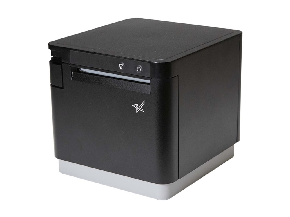 Star mC-Print3 MCP31CI - Kvittoskrivare - direkt termisk - Rulle (8 cm) - 203 dpi - upp till 400 mm/sek - USB-C, LAN, USB-värd - kniv - svart | Skrivare - Andra kontorsmaskiner - Matrix & Etikettskrivare | GameStuff