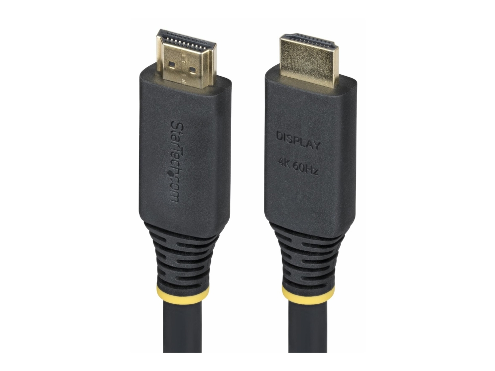StarTech.com 10m (32.8ft) Active High Speed HDMI Cable, 4K60Hz - Hög hastighet - HDMI-kabel med Ethernet - HDMI hane till HDMI hane - 10 m - skärmad - svart - aktiv, 2K144Hz stöd, 4K60Hz UHD-stöd, HDR10-stöd | Datortillbehör - Kablar & adaptrar - Bildkablar | GameStuff