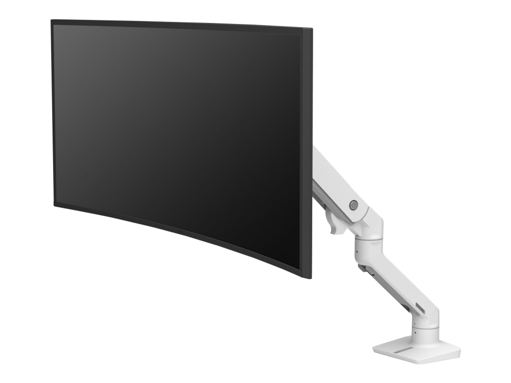 Ergotron HX - Monteringssæt (monitorarm) - for Monitor - hvid - skærmstørrelse: up to 49 - skrivebord
