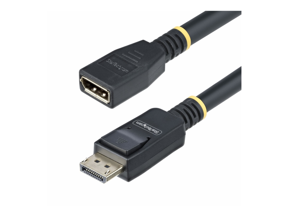 StarTech.com 10ft (3m) DisplayPort 1.4 -jatkokaapeli, DP 1.4, 8K 60Hz - DisplayPort-jatkokaapeli - DisplayPort (uros) - DisplayPort (naaras) - DisplayPort 1.4 - 3m - halogeeniton, passiivinen, 8K-tuki, kaksisuuntainen - musta