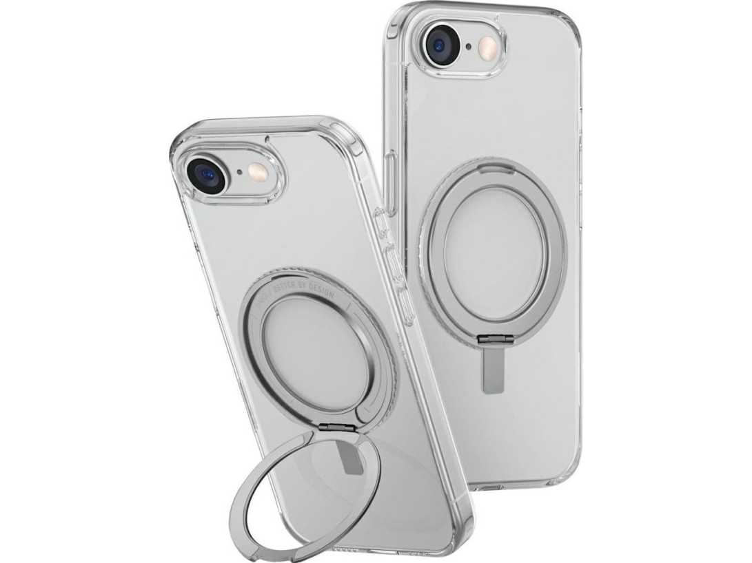 Uniq Swivix Tasche Für Iphone 16E (2025) 360 Drehbarer Ständer Transparent