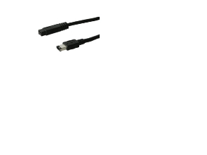 Goobay Cak Ieee 1394B 9P/6P 1.8M Fire Wire, Sort, Hanstik/Hanstik, 800 Mbit/S, 1,8 M