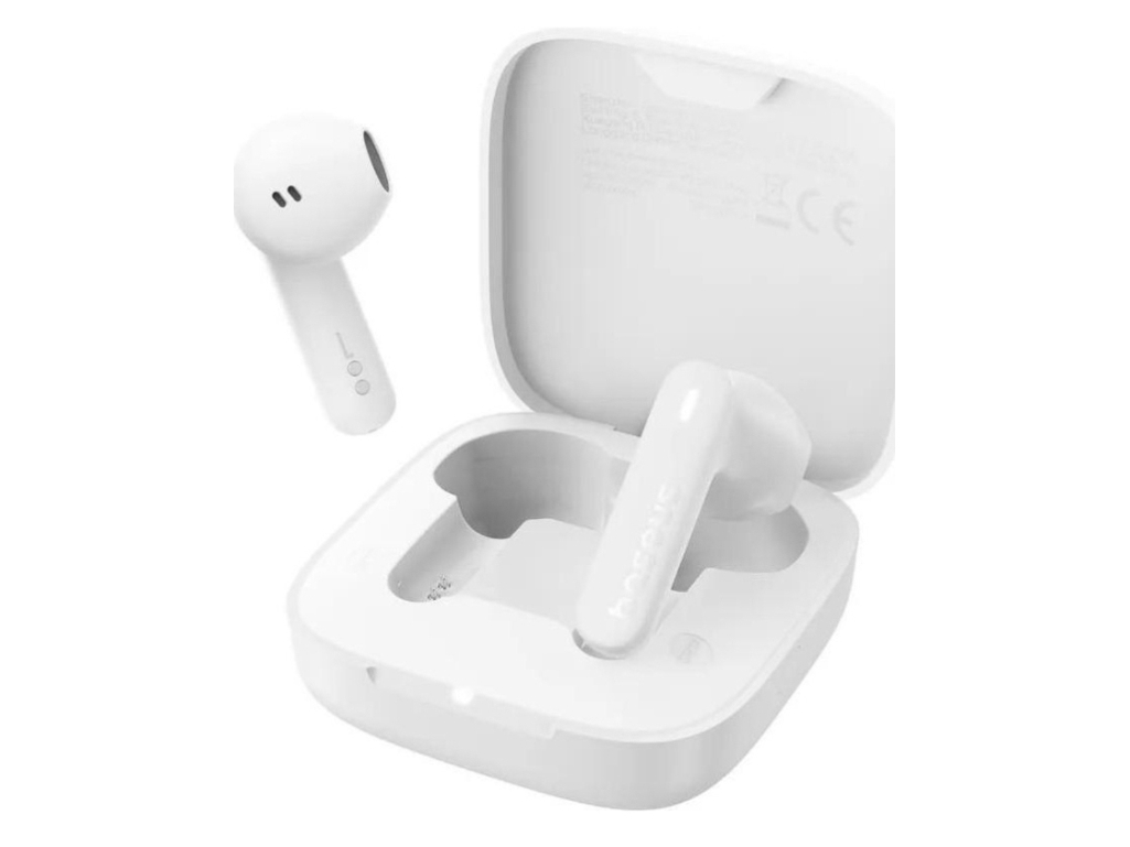 Baseus Bowie E16, True Wireless Stereo (Tws), 20 - 20000 Hz, Opkald/Musik, Headset, Hvid