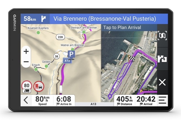 Garmin dezl LGV1020, 25,6 cm (10.1), 1280 x 800 pixlar, TFT, 215,9 x 134,6 mm (8.5 x 5.3), 216 x 135 mm, Flash, Minneskort | Tele & GPS - GPS - GPS | GameStuff