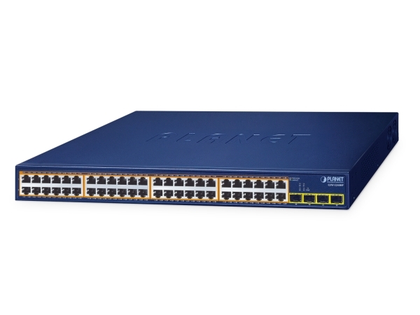 Planet 48-Port 10/100/1000T 802.3At Gsw-5240Hp, Unmanaged, Gigabit Ethernet (10/100/1000), Vollduplex, Power Over Ethernet (Poe), Rack-Einbau, 1U